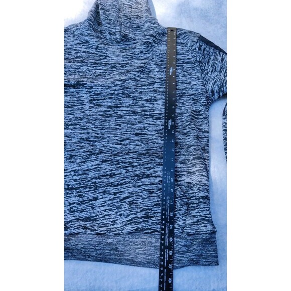 Cougar Sport Hoodie Mens Size Large Gray Black Pullover Hooded Sweatshirt Pocket - Picture 8 of 9